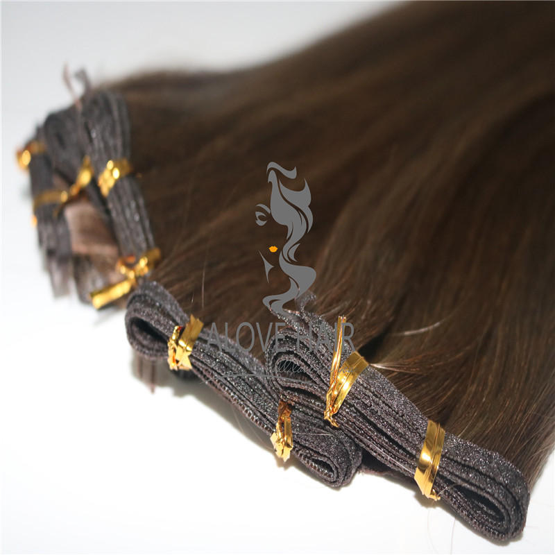 China super flat track weft hair extensions vendor 